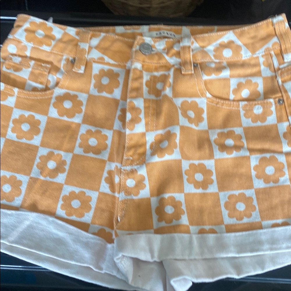 Trendy pac sun Orange Floral Women's Shorts